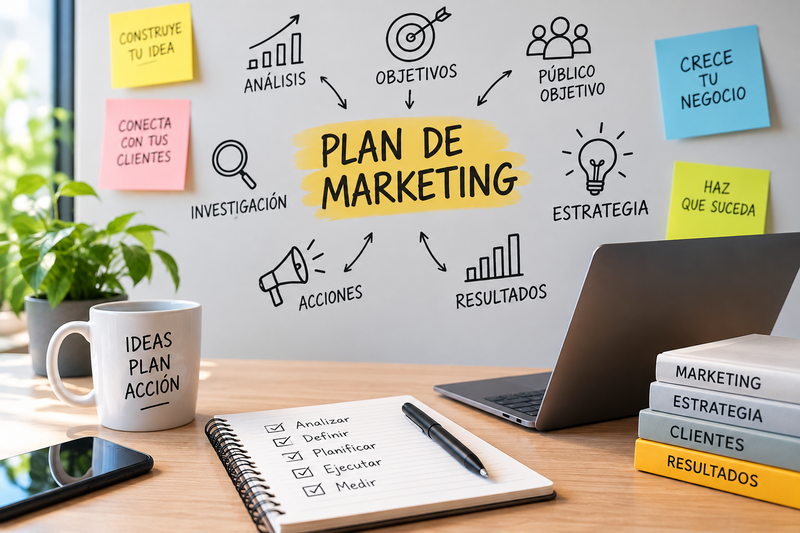Más resultados, menos improvisación. Crea tu Plan de Marketing